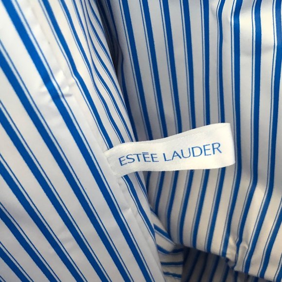 Vintage Estee Lauder Beach Tote Bag & ID Case NWOT - Picture 6 of 9